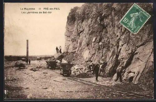 AK Pré-en-Pail, Les carrières de Bel-Air