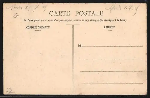 AK Cossé-le-Vivien, La Rue des Marchands