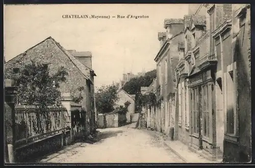 AK Chatelain /Mayenne, Rue d`Argenton