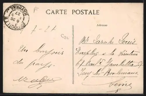 AK Andouillé, Route de Laval et commerces adjacents