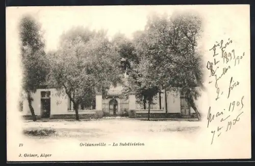 AK Orléansville, La Subdivision