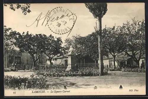 AK Lambese, Le Square Carnot