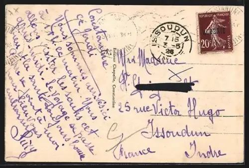 AK Constantine, Partie am Hotel Cirta