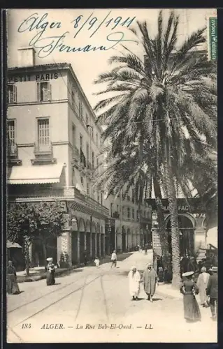 AK Alger, La Rue Bab-El-Oued