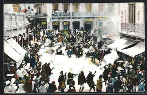 AK Tanger, Le jeu de poudre au petit Zoco