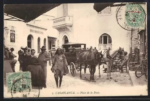 AK Casablanca, Place de la Poste
