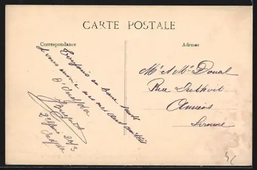 AK Oudjda, Route du Camp, Villas Style mauresque