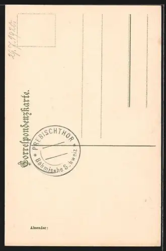 AK Prebischtor /Böhm. Schweiz, Teilansicht