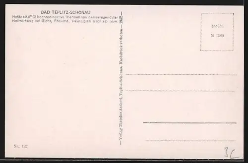 AK Bad Teplitz-Schönau, Stadttheater