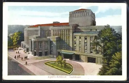 AK Teplitz-Schönau, Stadttheater