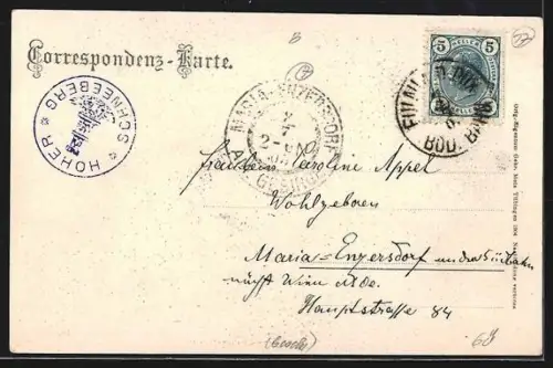 AK Hoher Schneeberg, Restaurant mit Aussichtsturm