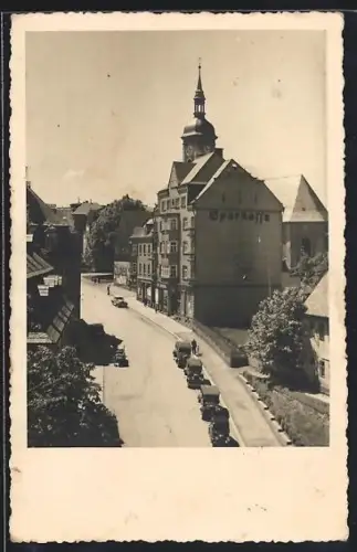 AK Weipert /Böhm.Erzgeb., Strassenpartie aus der Vogelschau