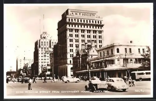 AK Adelaide, King William Street from Government House