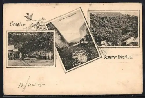 AK Sumatra, Kolenvoer le Sawah Loento, Kloof Harau Pajcombo