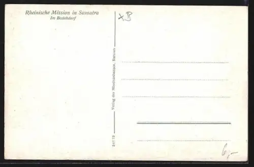 AK Sumatra, Im Batakdorf
