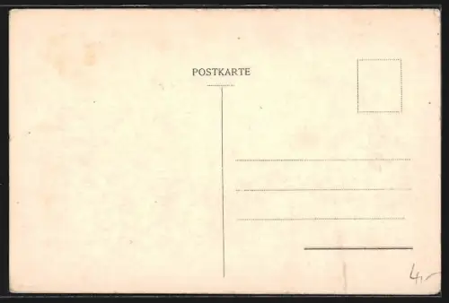 AK Wilna, Partie in der Uferstrasse, Mann im Ruderboot