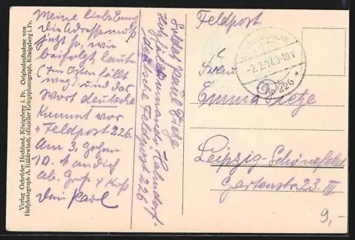 AK Wilna, Deutsche Infanterie marschiert in die Stadt