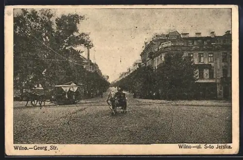 AK Wilno, Partie in der Georg Strasse