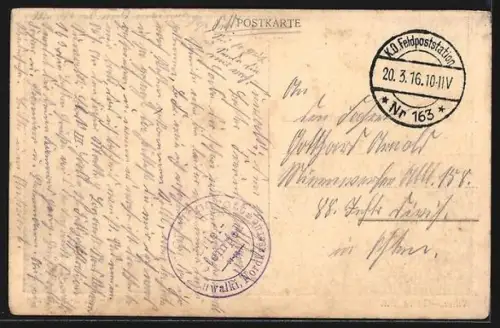 AK Wilno, Partie in der Georg Strasse