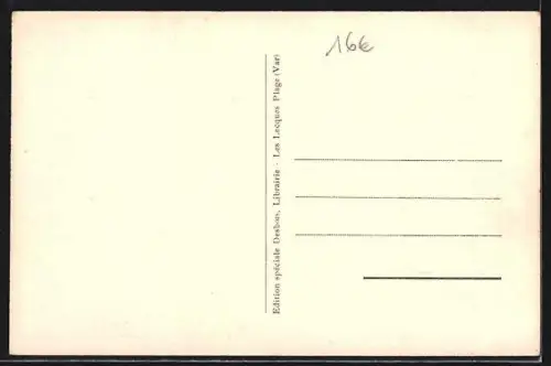 AK Les Lecques-Plage /Var, Bar La Pergola