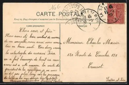 AK La Seyne-sur-Mer, Porte des Forges et Chantiers Sortie des Ouvriers