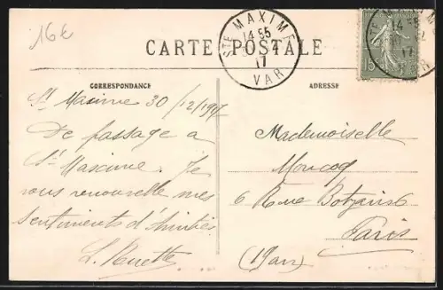 AK Sainte-Maxime-sur-Mer /Var, Les Hydroavions au repos dans le Port