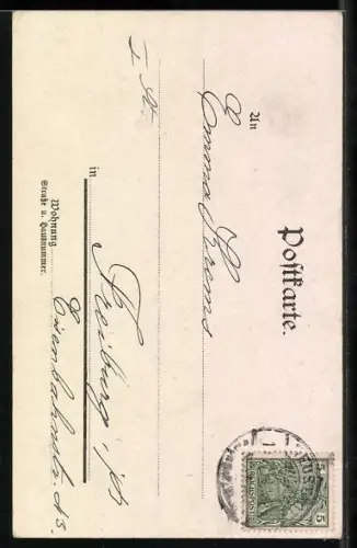 AK Elzthal, Frau in Schwarzwälder Tracht