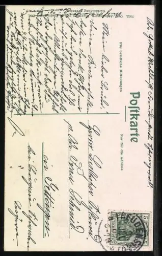 AK Paar in Schwarzwälder Tracht