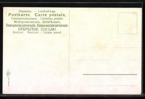 Künstler-AK August Müller - München: Bauern auf einem Feld legen getrocknetes Heu auf ein Viehgespann