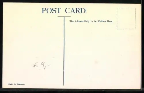 AK Briefmarken, Landkarte vom Norden Südamerikas