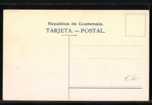 AK Guatemala, Briefmarken aus Guatemala mit Wappen