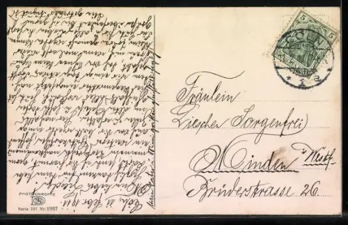 AK Photochromie NR 226: Bauer mit Sense bei der Ernte