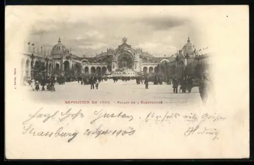 AK Paris, Exposition universelle de 1900, Palais de l`Électricité