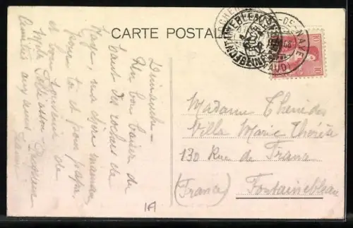 AK Rochers-de-Naye, Grand Hotel des Rochers de Naye et la Dent du Midi