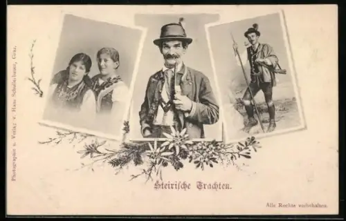 AK Steiermark, Männer und Frauen in Steirischen Trachten