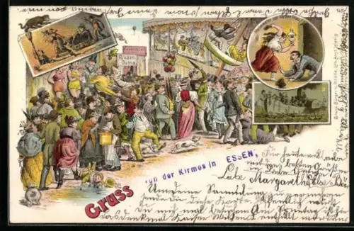 AK Treiben auf dem Volksfest