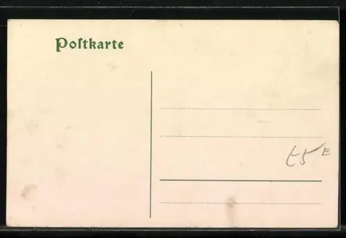 AK Roter Trierer Weinapfel und Blüte