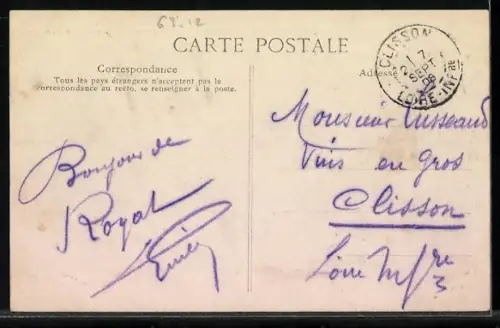 AK Puy-de-Dome, Le Tramway au pied du Puy-de-Dome, Bergbahn