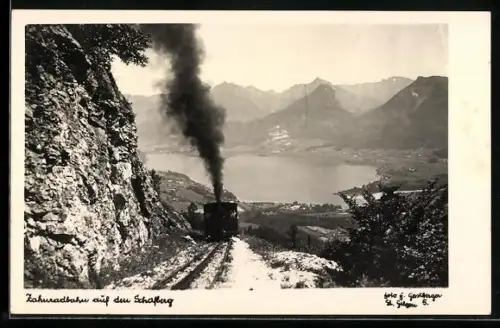 AK Zahnradbahn auf den Schafberg