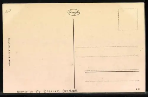 AK Innsbruck, Hungerburgbahn mit Mariabrunn