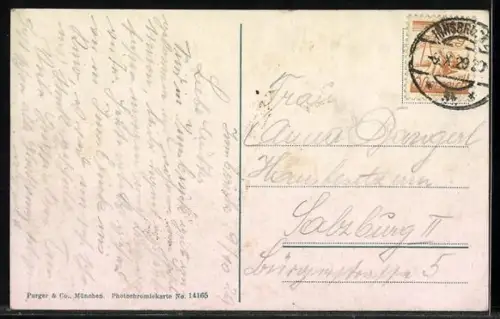 AK Innsbruck, Hungerburg - Hafelekarbahn mit Bergpanorama, Bergbahn