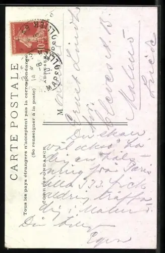 AK Paris, Sacré-Coeur de Montmartre, Le Funiculaire, Bergbahn