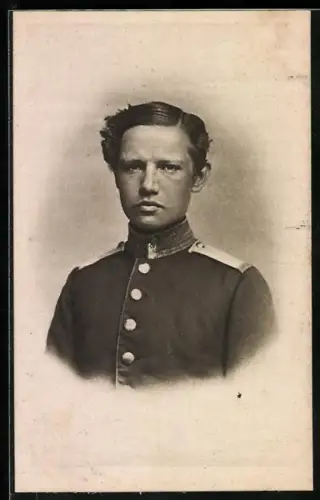 AK Hindenburg als Kadetten-Selektaner, Berlin 1865