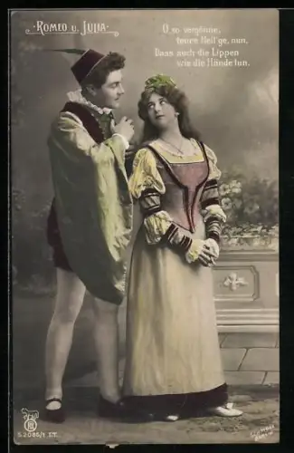 AK Operette Romeo und Julia, Szene