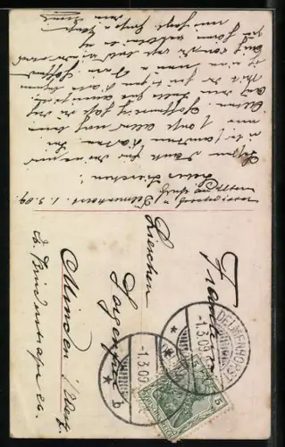 AK Operette Romeo und Julia, Szene