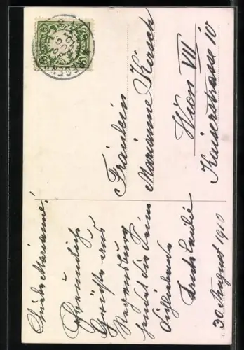 AK Niederländerin und Mädchen mit Puppe vor Windmühle