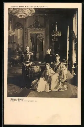 AK London, Buckingham Palace, King George V. & Queen Mary