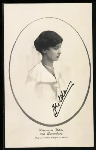 AK Prinzessin Hilda von Luxemburg