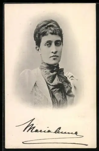 AK Portrait Grossherzogin Maria Anna von Luxemburg