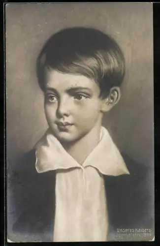 AK Unseres Kaisers Jugendjahre, 1844, Franz Josef I. von Österreich